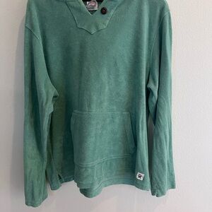 Birdwell Seafoam Green Men's Terrycloth Hooded Pullover